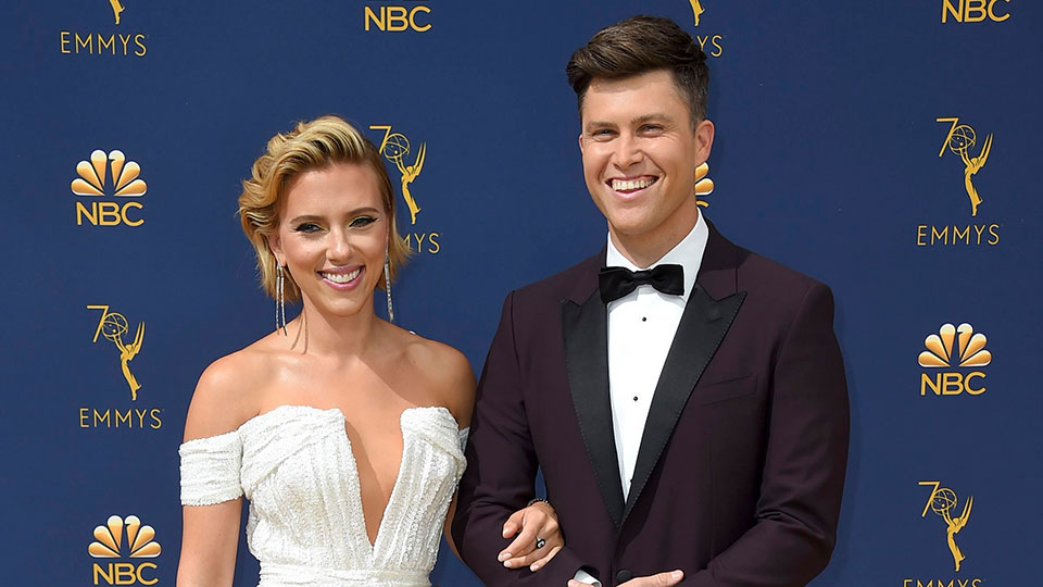 Scarlett Johansson & Colin Jost Golden Globes 2020 Photos: See PDA Pics