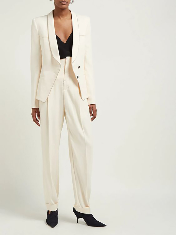 STYLECASTER | Bridal Power Suits Fit for Any City Hall Wedding
