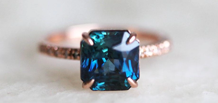 STYLECASTER | Sapphire Engagement Rings So Pretty You'll Forget Diamonds Exist