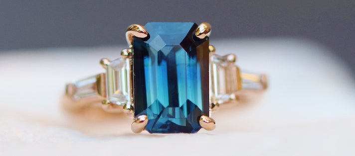 STYLECASTER | Sapphire Engagement Rings So Pretty You'll Forget Diamonds Exist