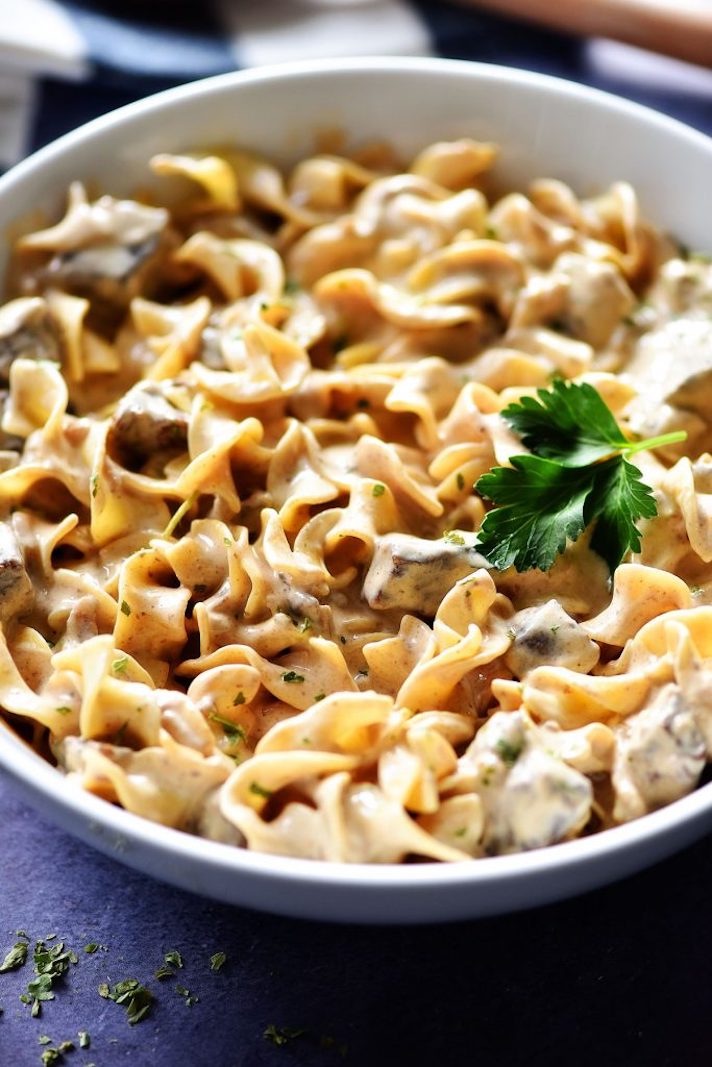 STYLECASTER | 17 Slow-Cooker Beef Recipes That Anyone Can Make | Beef Stroganoff