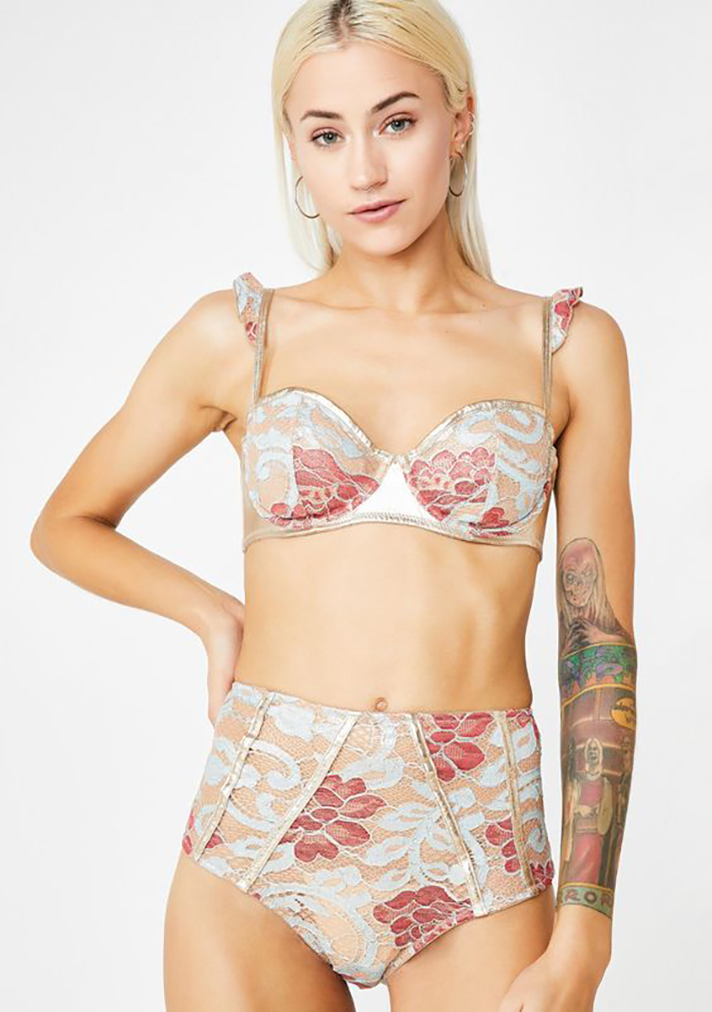 STYLECASTER | Shiny, Sparkly Lingerie Is the Sexiest Way to Ring in the Holidays