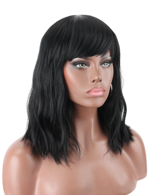 Kalyss-14_-Synthetic-Black-Wig-with-Hair-Bangs-Short-Wavy-Curly-Wig