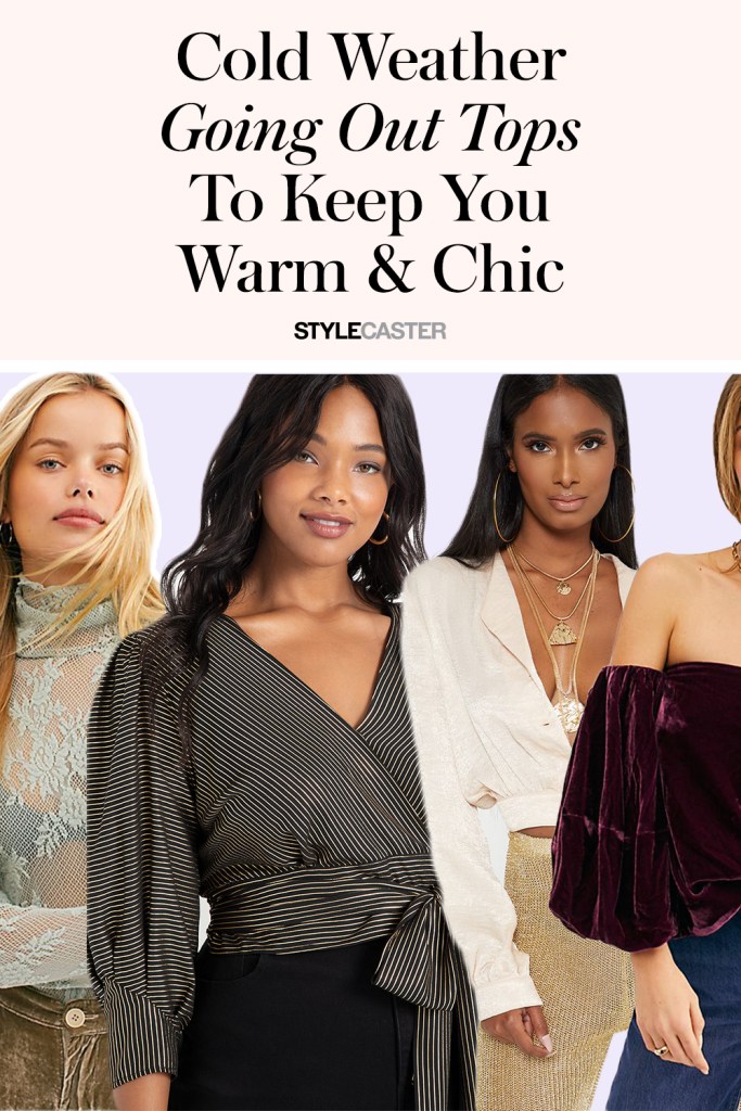 STYLECASTER | going out outfits | winter going out outfits | going out tops | going out outfits night | Cold Weather Going-Out Tops