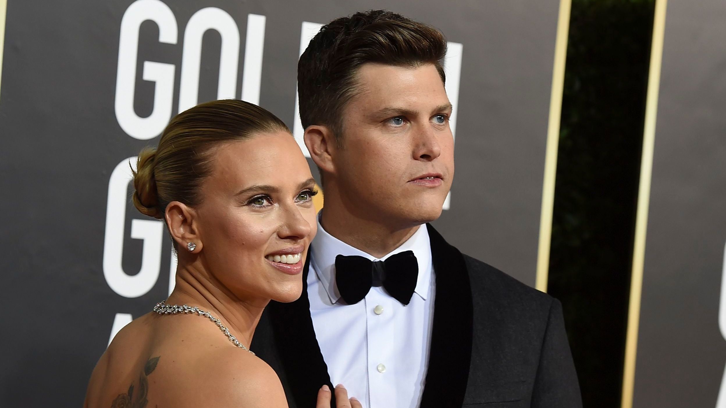 Scarlett Johansson Colin Jost