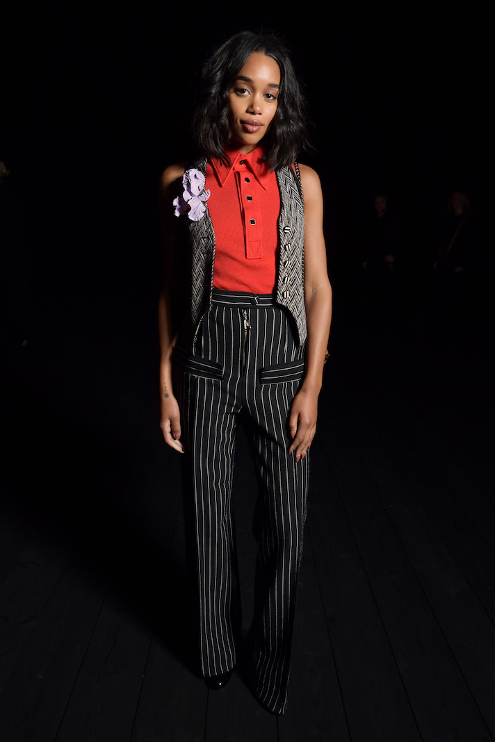 Louis Vuitton Front Row Paris Fashion Week 2020