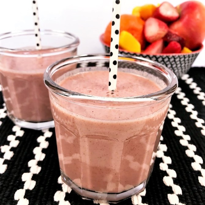 immunity smoothie pink protein