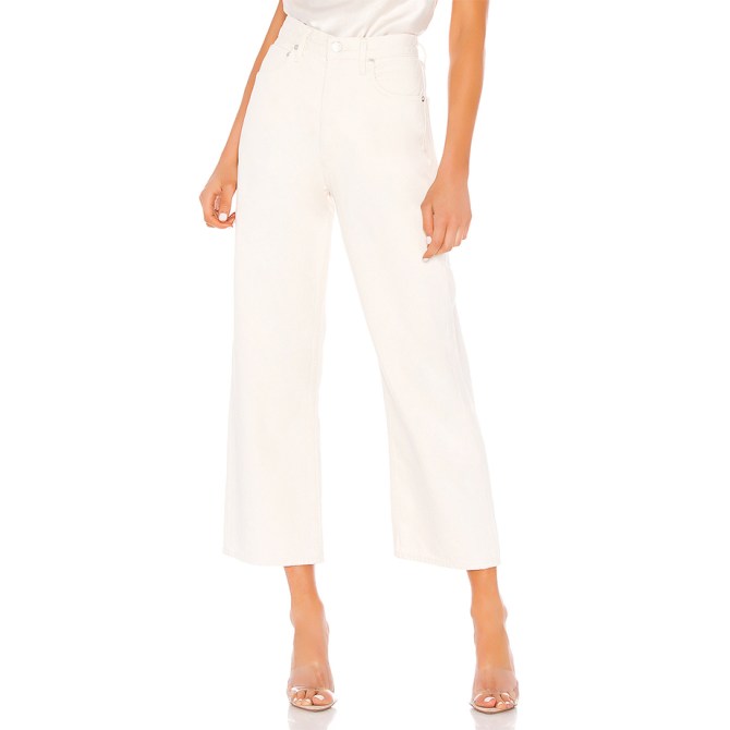 work from home agolde wide leg jeans