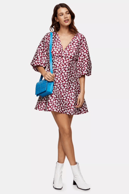 STYLECASTER | Topshop Sale April 2020 | floral red dress