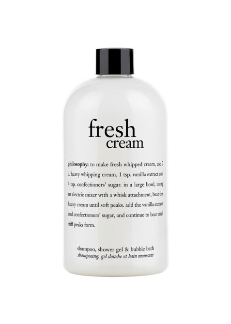 Philosophy Fresh Cream Shampoo Shower Gel Bubble Bath