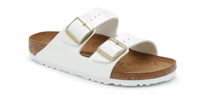 STYLECASTER | DSW Sandal Sale | white birkenstock sandals