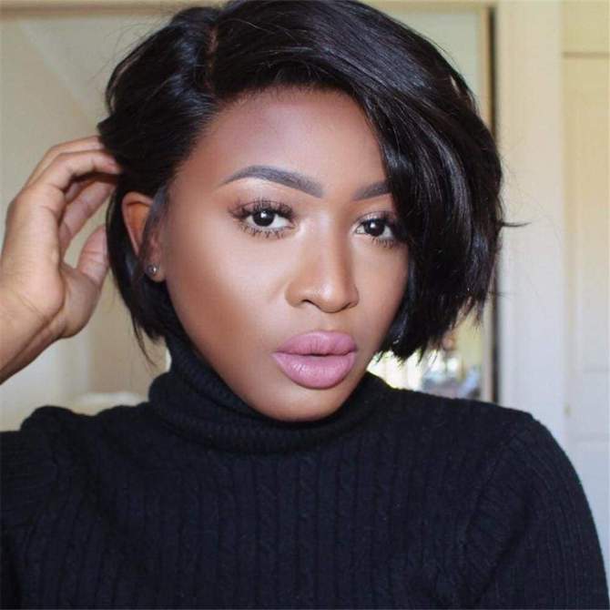 Afsisterwig Adriana Pixie Cut Pre-plucked Virgin Human Hair Lace Wig