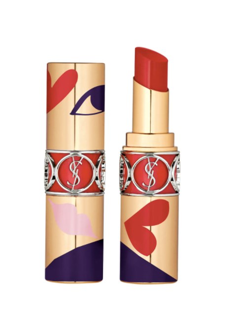 YSL Rouge Volupte Shine Lipstick Love Collector's Edition