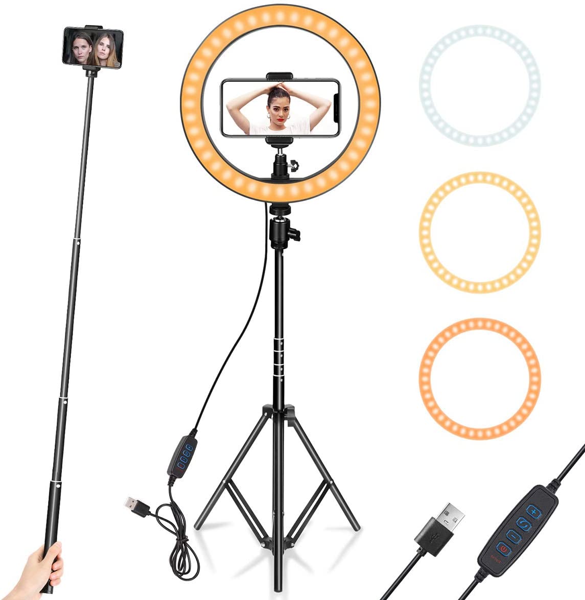 AIXPI-Ring-Light-10-with-Tripod-Stand-Phone