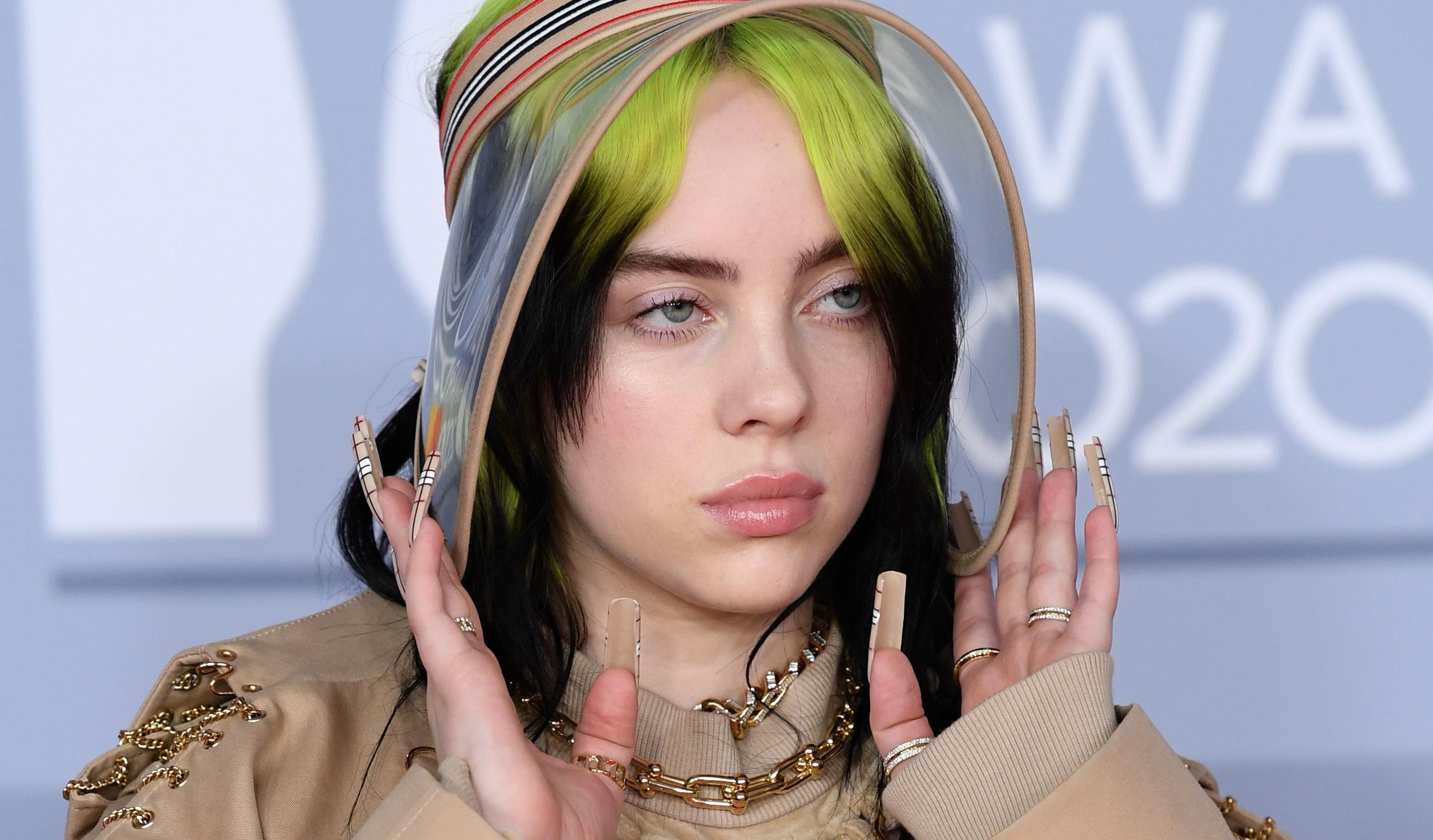 Billie Eilish at the 40th Brit Awards