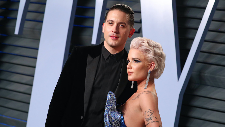 G-Eazy & Halsey at the Vanity Fair Oscar Party, Arrivals, Los Angeles, USA - 04 Mar 2018
