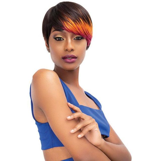 Janet Collection Human Hair Wig in Style Bell