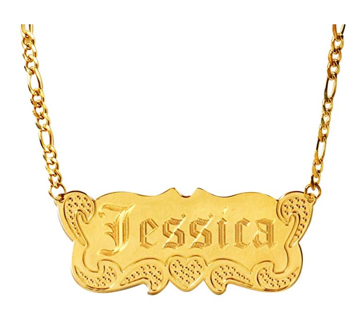 Pro-Luckis name plate necklace