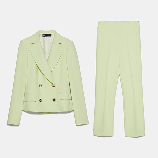 STYLECASTER | matching suit trend zara 2020