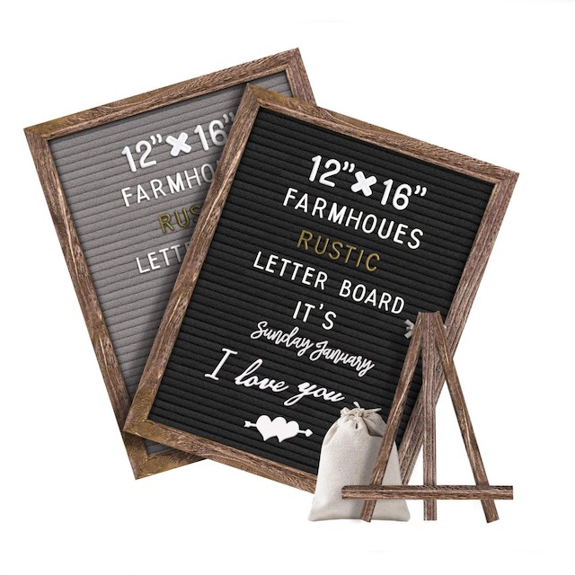 Gelibo Double Sided Letter Board