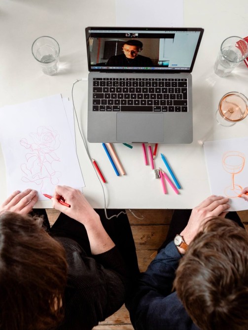 Drink & Draw Airbnb Experience