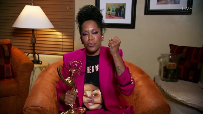STYLECASTER | Regina King Breonna Taylor Tee Emmys