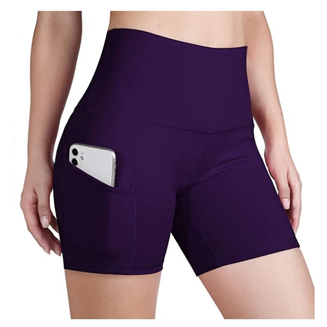 ODODOS High Waist Yoga Shorts