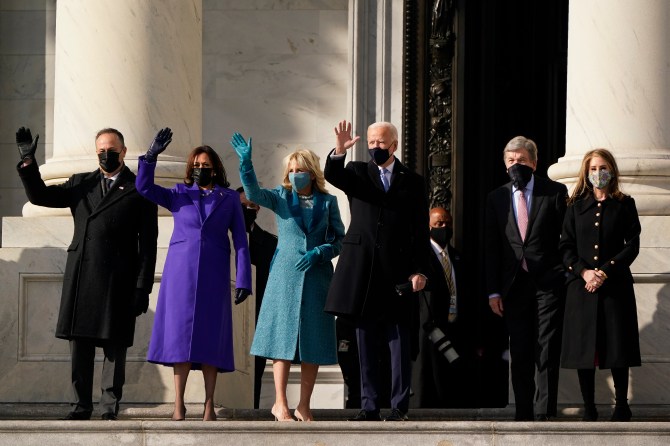 STYLECASTER | Jill Biden Inauguration Look