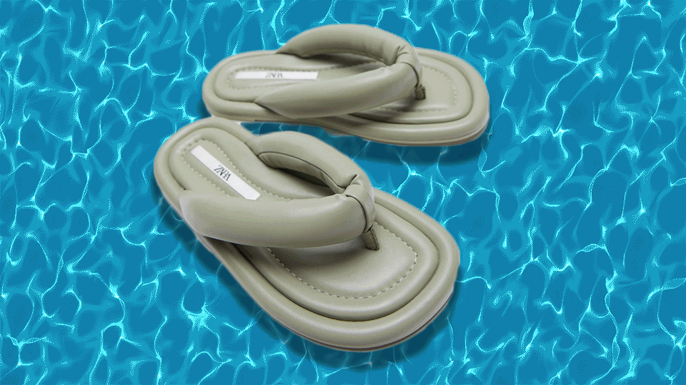 STYLECASTER | Pool Noodle Sandal Trend