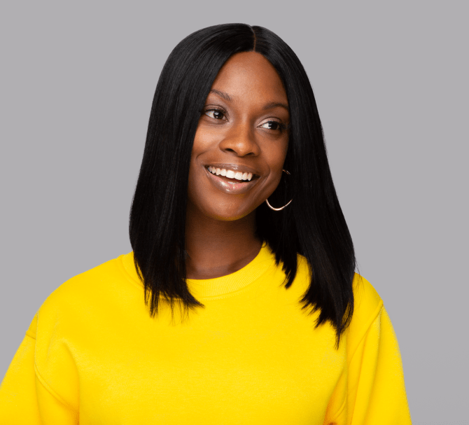 PLAYFUL PEYTON - STRAIGHT CENTER PART LACE LOB WIG