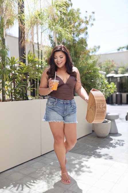 STYLECASTER | Styling Swimsuits As Bodysuits