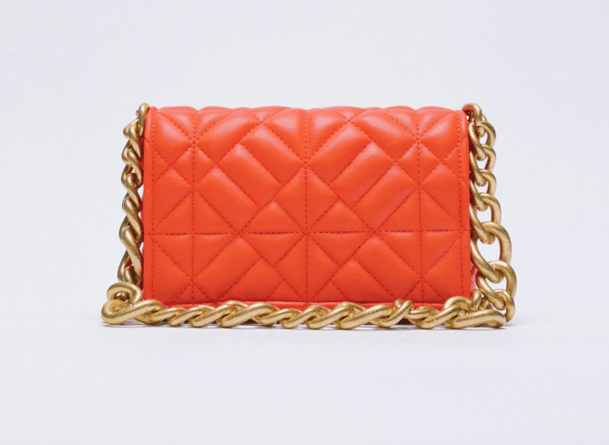 STYLECASTER | Zara Quilted Shoulder Bag