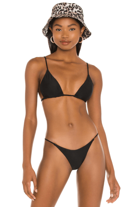 STYLECASTER | Bella Hadid Black Bikini