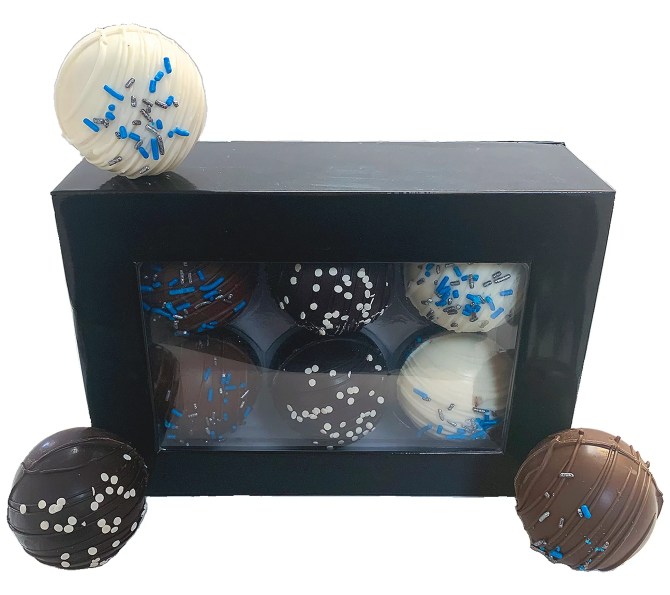 Chocolate Works Winter Hot Chocolate Bombs 6 pc 