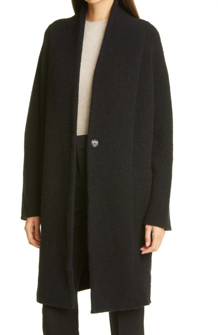 Vince Collarless Cardigan Coat Nordstrom Rack