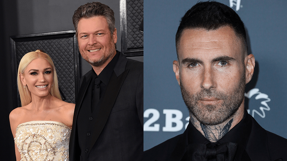 Gwen Stefani, Blake Shelton, Adam Levine