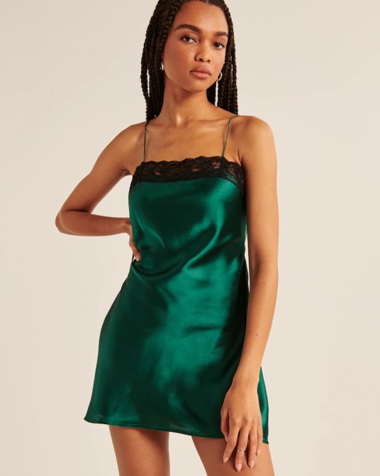 Lace Slip Mini Dress