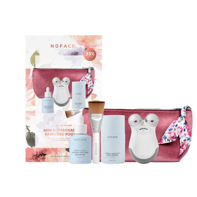 NuFACE Mini Supercharged Skincare Routine