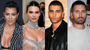 Kendall Jenner, Kourtney Kardashian, Younes Bendjima, Scott Disick