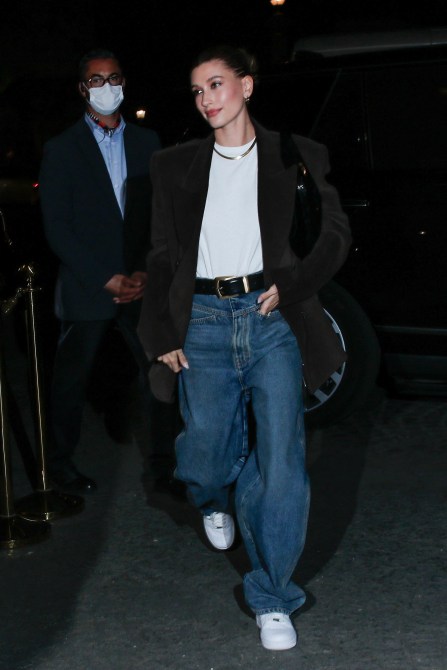 STYLECASTER | Hailey Bieber Jeans