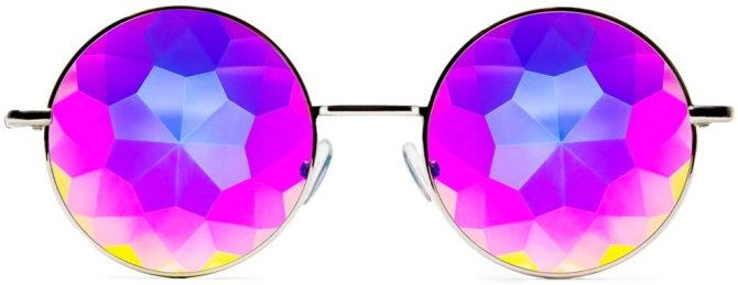 GloFX Imagine Kaleidoscope Glasses. Amazon.