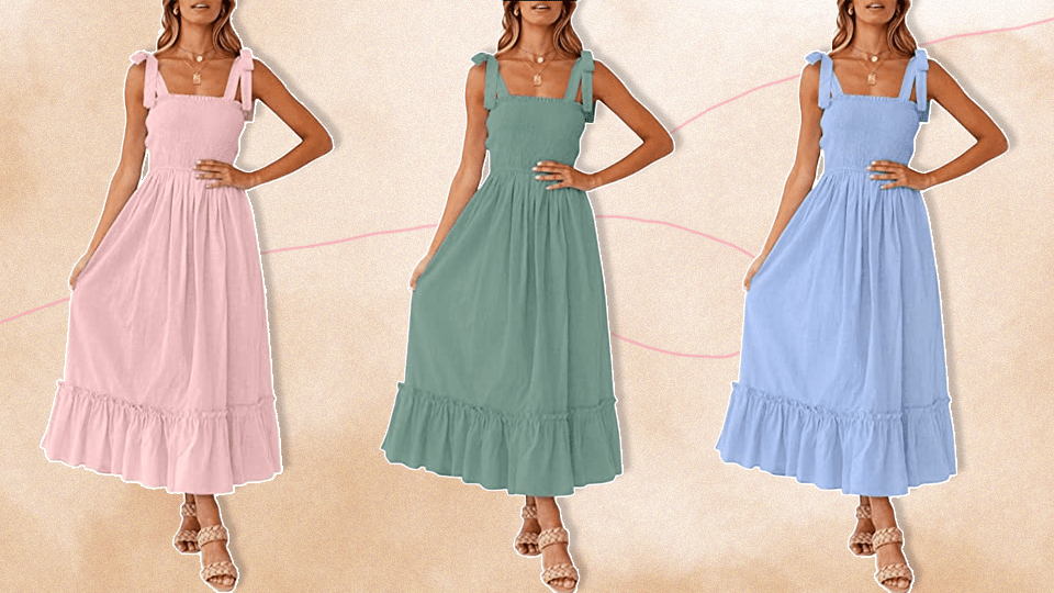 Zesica Boho Maxi Dress Amazon