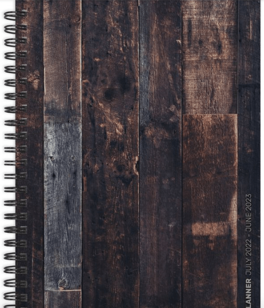 2022-23 Academic Planner Wood Plank