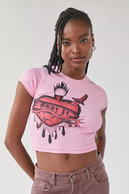 Urban Outfitters Esther Bear It Baby Tee