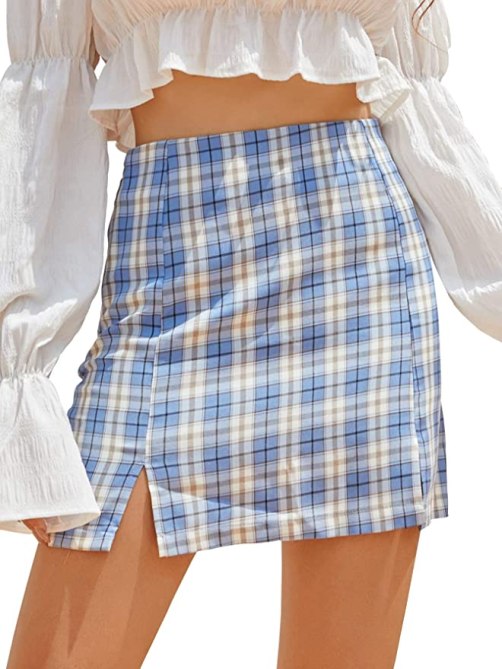 Plaid skirt