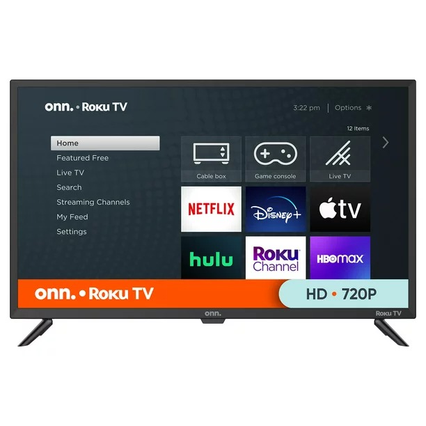 onn. 32” Class HD LED Roku Smart TV Walmart