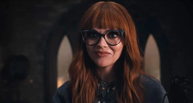 Marilyn Thornhill in Wednesday on Netflix