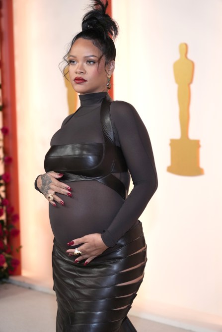 STYLECASTER | Rihanna Oscars Red Carpet Look 2023 