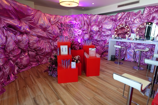 European Wax Center pop up 