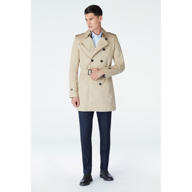 Heywood Khaki Trench Coat